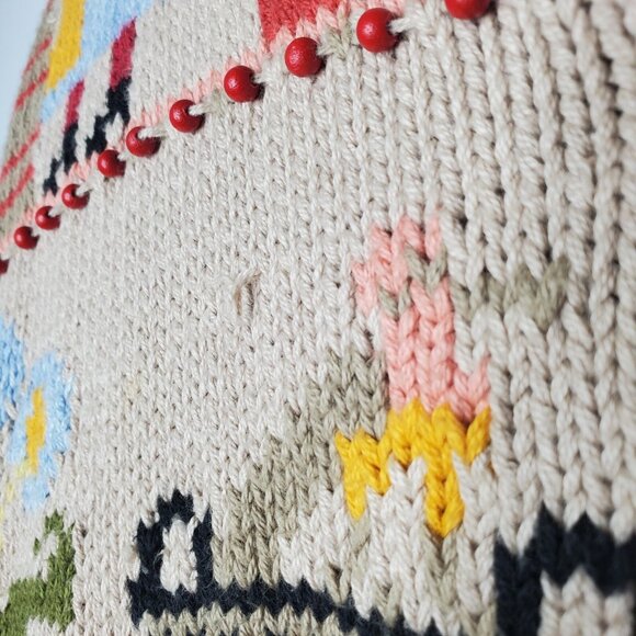 All Week Long Womens Homestead Farmhouse Amish Cardigan Size M Cottage Core - Picture 4 of 11